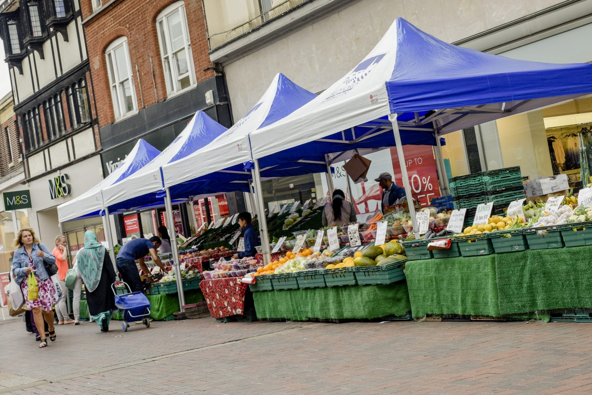 Custom branded Gazebos for markets