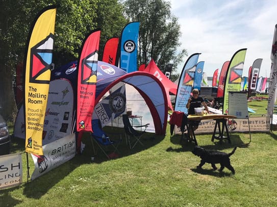 Flags and custom branding for festivals